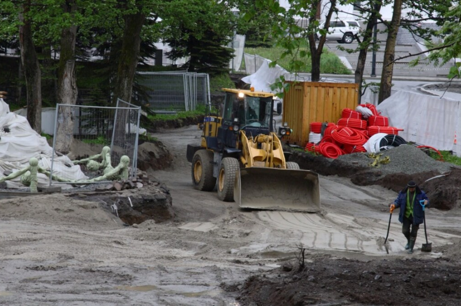 Благоустройство сквера Свободы завершат к 1 августа. kamgov.ru