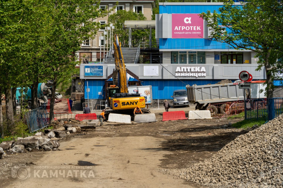 Центральная улица Петропавловска-Камчатского активно перестраивается. Фоторепортаж. Фото: Артем Безотечество / ИА «Камчатка». Фотография 3