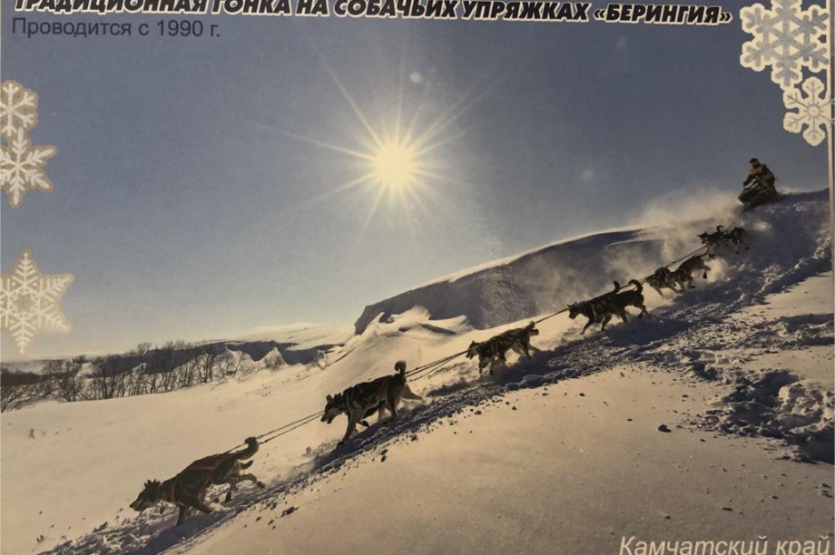 «Берингия» оставляет след на снегу и на почтовых открытках. . Фотография 2