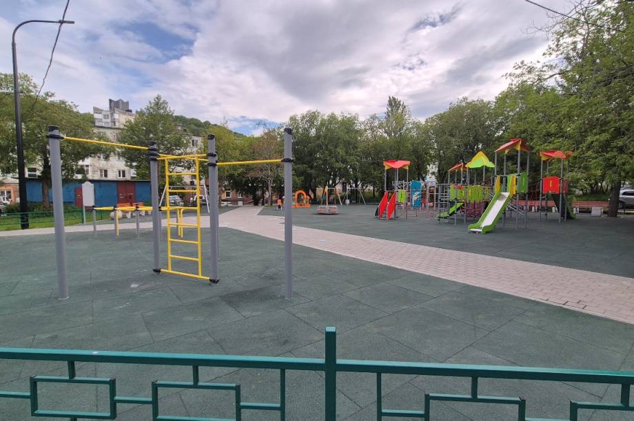 В Петропавловске-Камчатском благоустроена новая зона отдыха. . Фотография 6