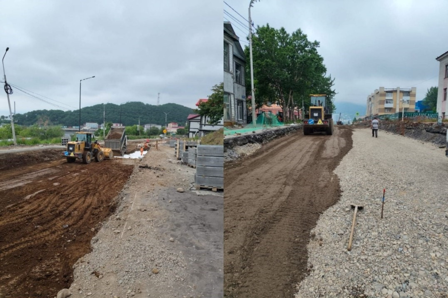 В столице Камчатки продолжают ремонтировать центральную улицу. Фото: kamgov.ru. Фотография 2