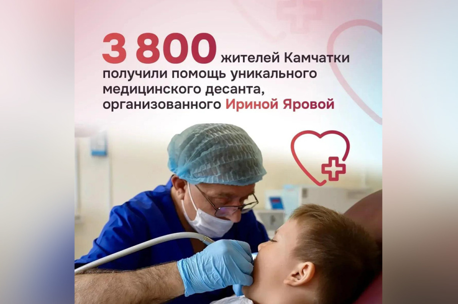 Свыше 3,8 тыс жителей Камчатки получили помощь уникального меддесанта из Москвы. 