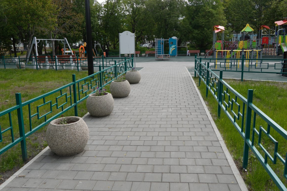 В Петропавловске-Камчатском благоустроена новая зона отдыха. . Фотография 7
